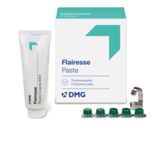 附带 Flairesse Prophylaxis Paste 管的包装